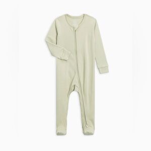 New Colored Organics Newborn Onesie- Two Way Zip
